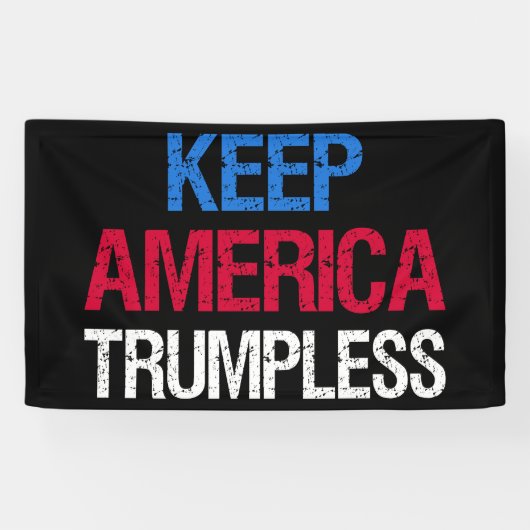 アメリカ保トランプレスI 横断幕 (横)