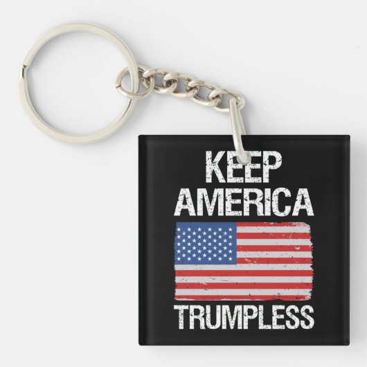 アメリカ保トランプレスIII キーホルダー (正面)