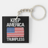 アメリカ保トランプレスIII キーホルダー (裏面)
