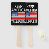 アメリカ保トランプレスIII ハンドファン (正面&裏面)