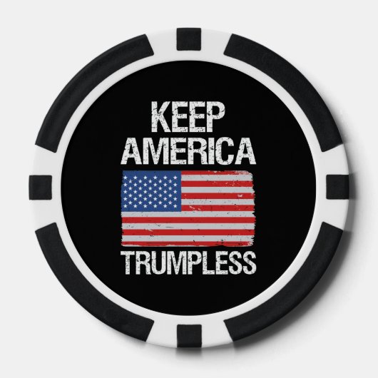 アメリカ保トランプレスIII ポーカーチップ (正面)