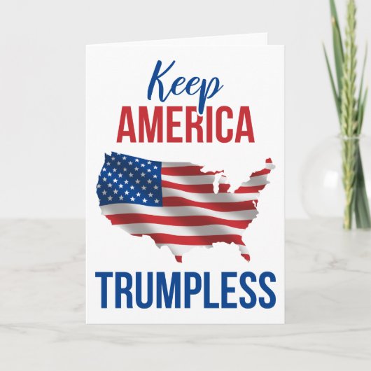 アメリカ保トランプレスV カード (正面)