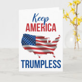 アメリカ保トランプレスV カード (黄色い花)