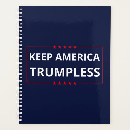 アメリカ保トランプレスVI プランナー手帳 (正面)