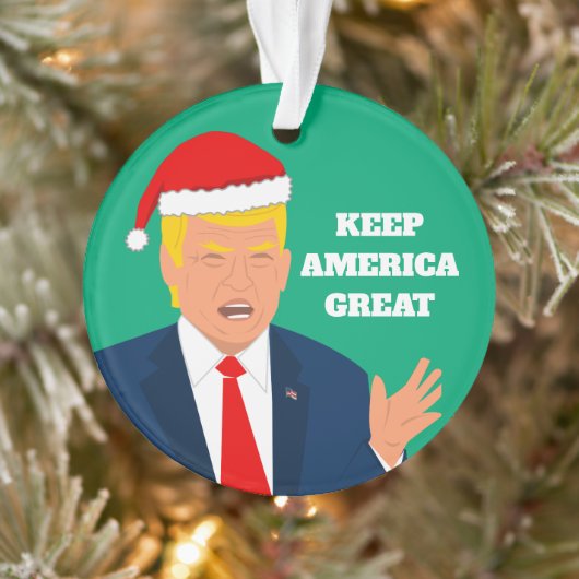アメリカ保ド素晴らしナルドトランプクリスマスサンタ オーナメント (ツリー)