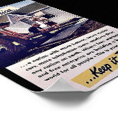 アメリカ保無料！ ポスター (角)