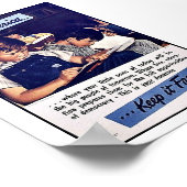 アメリカ保無料！ ポスター (角)