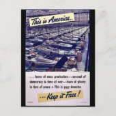 アメリカ保無料! ポストカード (正面)