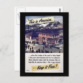 アメリカ保無料! ポストカード (正面/裏面)