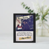 アメリカ保無料! ポストカード (スタンド正面)