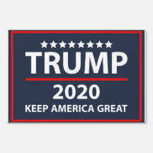 アメリカ保素晴らし – トランプ2020ヤード看板