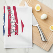 アメリカ値 キッチンタオル (四つ折り)