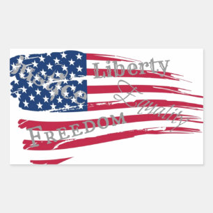 アメリカ値 長方形シール