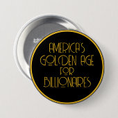 アメリカ億万長者の黄金時代 缶バッジ (正面&裏面)