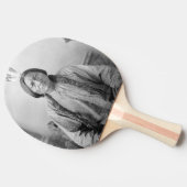 アメリカ先住民のアイコン: ラコタ族の指導者シッティング・ブル 卓球ラケット (横)