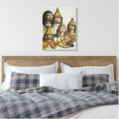 アメリカ先住民の勉強（カラーリトボ） キャンバスプリント (インサイチュ (寝室))