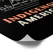 アメリカ先住民の支持 – Pro-Democracy ポスター (角)