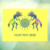 アメリカ先住民の文化 – サン踊りココペリ5 ウィンドウサイン (シート3)