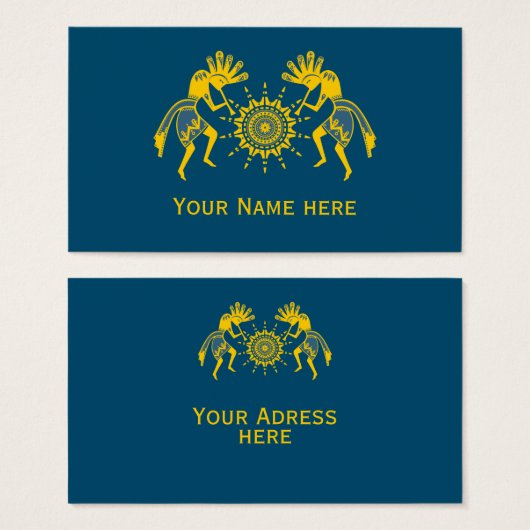 アメリカ先住民の文化 – サン踊りココペリ6 (正面&裏面)