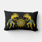 アメリカ先住民の文化 – サン踊りココペリ6 ランバークッション (裏面)