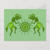 アメリカ先住民の文化 – サン踊りココペリ7 ポストカード (正面)