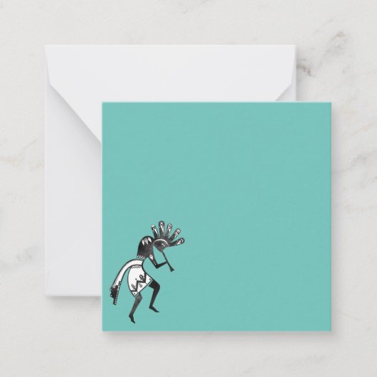 アメリカ先住民の文化 – 踊りココペリ1 ノートカード (正面)