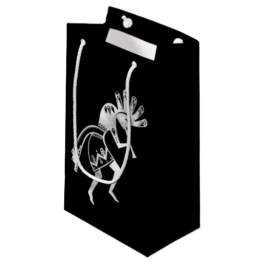 アメリカ先住民の文化 – 踊りココペリ2 スモールペーパーバッグ (正面アングル)