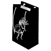 アメリカ先住民の文化 – 踊りココペリ2 スモールペーパーバッグ (裏面アングル)