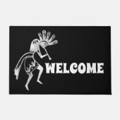 アメリカ先住民の文化 – 踊りココペリ2 ドアマット (正面)