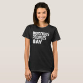 アメリカ先住民の日 Tシャツ (正面フル)