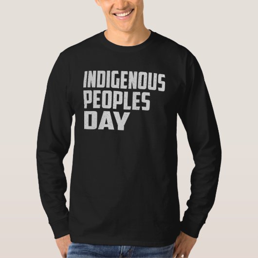 アメリカ先住民の日 Tシャツ (正面)