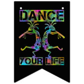 アメリカ先住民ココペリ – あなたの人生を踊る2 バンティングフラッグ (第3の旗)