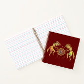 アメリカ先住民文化 – サン踊りココペリ3 ノートブック (内部)