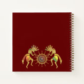 アメリカ先住民文化 – サン踊りココペリ3 ノートブック (裏面)