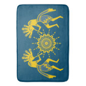 アメリカ先住民文化 – サン踊りココペリ6 バスマット (正面縦)