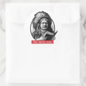 アメリカ先住民読が本を禁止 ラウンドシール (バッグ)