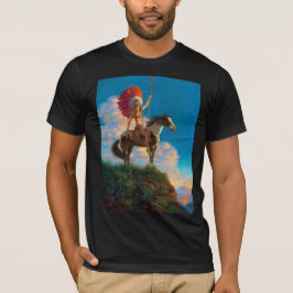 アメリカ先住民：族長、インディアン Tシャツ