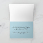 アメリカ全土からのハチドリの同情カード カード (内部)