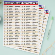 アメリカ全50州と州都 - 米国地図