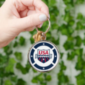 アメリカ公式チームUSAスイミングチーム キーホルダー (手)