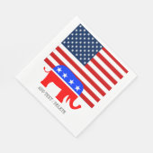 アメリカ共和党ナプキンス スタンダードランチョンナプキン (角)