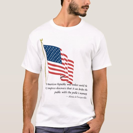 アメリカ共和国は耐えますまで…. Tシャツ (正面)