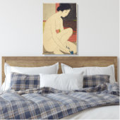 アメリカ兵の騎乗騎乗1848ヴィンテージ キャンバスプリント (インサイチュ (寝室))