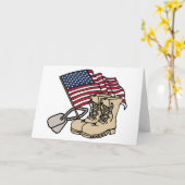 アメリカ兵 カード (黄色い花)