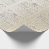 アメリカ初の所得税紙金ゴールドパール ラッピングペーパー (角)