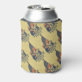 アメリカ初アメリカ国旗パトリオッツヴィンテージ文字 缶クーラー (缶裏面)