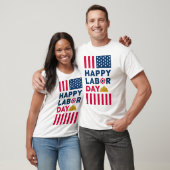 アメリカ労働者の日おめでとう Tシャツ (ユニセックス)