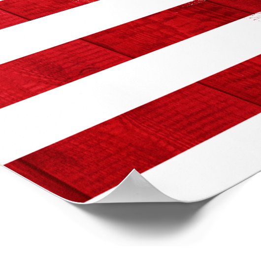 アメリカ動揺して国旗とカリフォルニア国旗 ポスター (角)