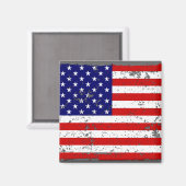 アメリカ動揺して国旗の磁石 マグネット (正面/裏面)