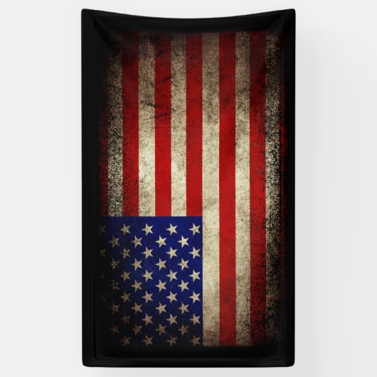 アメリカ動揺して国旗ヴィンテージUSA国旗 横断幕 (縦)